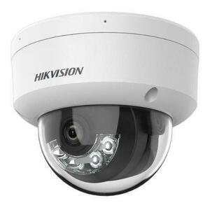 Camera IP Dome 2MP Smart Hybrid Light Hikvision DS-2CD1123G2-LIU(2.8mm), Microfon, PoE, IR 30m, Lumina Alba 30m, lentila 2.8mm, IP67, IK08 imagine