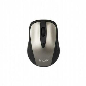 Mouse Wireless Inca IWM-201RG, 2.4 GHz, Optic, 1600 dpi (Gri/Negru) imagine