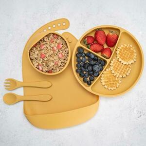Set Diversificare AppeKids Classic Honey, 100% Silicon, 6 luni+ imagine