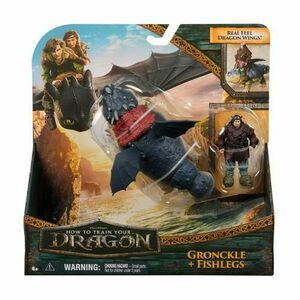 Set Dragon Gronckle Si Figurina Viking Fishlegs - Cum Sa Iti Dresezi Dragonul imagine