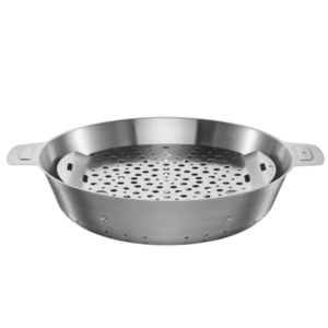 Steamer din otel pentru grill Fiskars Norden, 30cm imagine