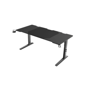 Birou gaming Genesis Holm Modular 160, Iluminare RGB, Suport pahar (Negru) imagine