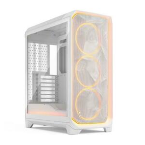 Carcasa Fractal Design Meshify 3 Ambience Pro RGB White TG, Middle Tower, tempered glass, Alb imagine
