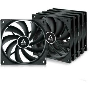 Set 5 ventilatoare Arctic F12 PWM, 230 - 1350 rpm, Negru imagine