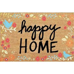 Covoras intrare Heinner HR-MTC-FAMH, 60 x 40 cm, Happy (Maro) imagine