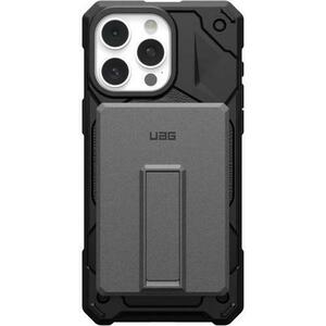 Acumulator extern UAG Slim Magnetic 5.000mAh, 20W, cablu Type-C, Wireless, cu stand (Negru/Gri) imagine
