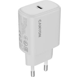 Incarcator retea Canyon OnCharge 200, 1 x USB-C, 12 V, 3 A, 20 W (Alb) imagine