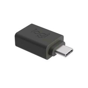 Adaptor Logitech 956-000005, USB-C/USB-A (Negru) imagine