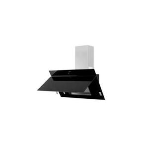 Hota complet incorporabila NEFF D95XAM2S0 LED Lighting touch control, 90cm, clear glass black printed, Convertibil, Clasa energetica B (Negru) imagine