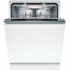 Masina de spalat vase incorporabila Bosch Seria 8 SMD8TCX04E, 14 seturi, 8 programe, PerfectDry, EcoSilence Drive, Home Connect, Open Assist, TimeLight, Emotion light white, 60 cm, Clasa A (Alb) imagine