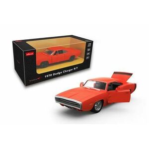 Masinuta metalica Dodge Charger R/T 1970, scara 1 la 36 (Portocaliu) imagine