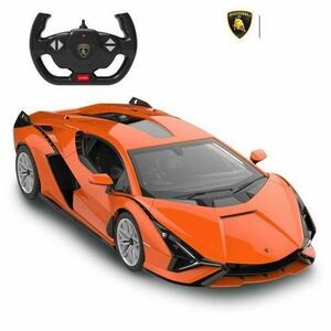 Masina cu Telecomanda Lamborghini Sian FKP 37 scara 1 la 14 (Portocaliu) imagine