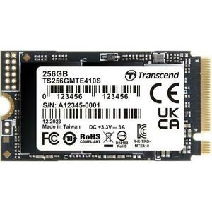 SSD Transcend 410S, 256GB, M.2 2242, PCIe Gen4 x4, NVMe imagine