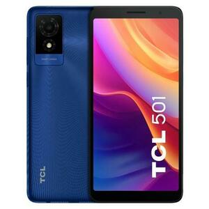 Telefon Mobil TCL 501, Procesor Mediatek Helio G36 Octa-Core, IPS LCD Capacitive Touchscreen 6inch, 2GB RAM, 32B Flash, Camera 5 P, Wi-Fi, 4G, Dual Sim, Android (Albastru) imagine