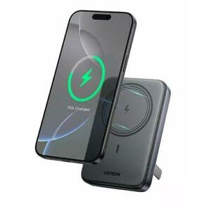 Baterie externa Ugreen PB562, Magnetica 10.000 mAh, Wireless PD, 20W, Qi 7.5W, USB-C, Magsafe (Negru) imagine