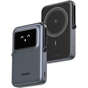 Baterie externa UGREEN Uno PB572, 10000mAh, 20W, Digital Display, 5V/3A (Gri/Negru) imagine