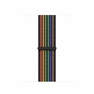 Curea Smartwatch Apple MN6M3ZM/A pentru Watch 41mm, Pride Edition Nike Sport Loop (Multicolor) imagine