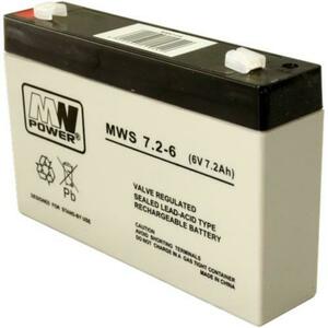 Acumulator MW POWER MWS7.2-6 , 7.2AH/6V imagine
