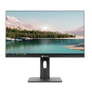 Monitor IPS LED AG Neovo 23.8inch LH-2403, FulL HD (1920 x 1080), VGA, HDMI, DisplayPort, Boxe, Pivot, 100 Hz (Negru) imagine
