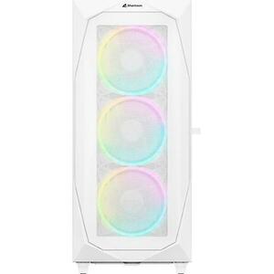 Carcasa computer Sharkoon REV300, Middle Tower, RGB, ATX, E-ATX (Alb) imagine