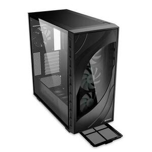 Carcasa PC Sharkoon Rebel C80G, RGB, Mid Tower ATX (Negru) imagine