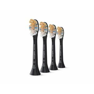 Rezerve Philips Sonicare A3 Premium All in One HX9094/88, pachet de 4 capete de periere standard, sincronizarea modurilor BrushSync (Negru) imagine