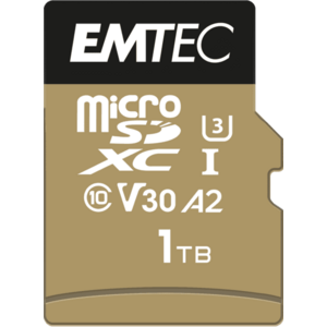 Card de memorie Emtec SpeedIN Pro, 1TB, microSDXC, V30, A2, 4K, Adaptor SD inclus imagine