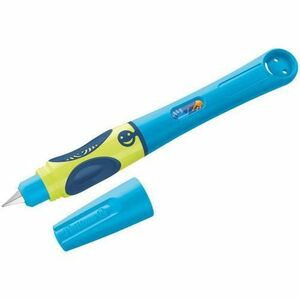 Stilou Pelikan Griffix pentru dreptaci, culoare Neon Fresh Blue, 1 patron, blister imagine