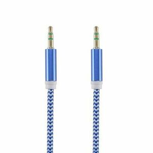 Cablu audio Tellur Basic jack 3.5mm, 1m, Albastru imagine