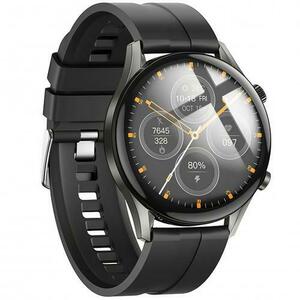 Smartwatch HOCO Y7 Pro Call, Bluetooth, Android/iOS, Accelerometru, Miscare, Oxigen, Ritm Cardiac (Negru) imagine
