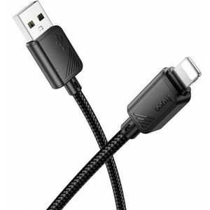 Cablu Date si Incarcare USB-A - Lightning HOCO X113, 18W, 1m, Negru imagine