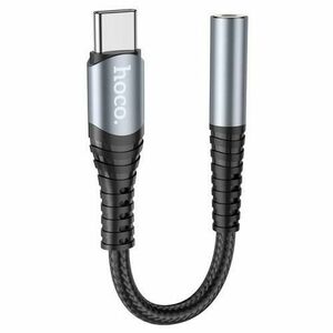 Adaptor Audio 3.5 mm la USB Type-C HOCO LS33 (Negru/Gri) imagine