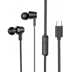 Casti Stereo HOCO M86, Microfon, USB-C (Negru) imagine