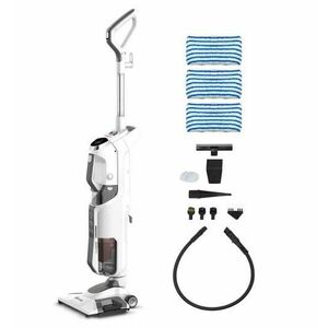 Aspirator Vertical cu Abur, Multifunctional, Polti Vaporetto 3 Clean, 1800 W, 0.5 l, Cyclonic (Alb/Gri) imagine