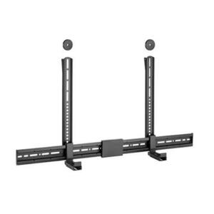 Suport universal pentru soundbar Nexio NX-SB-68, reglabil latime si adancime, capacitate sustinere 15KG (Negru) imagine