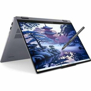 Laptop 2in1 Lenovo IdeaPad 5 16IAL10 (Procesor Intel® Core™ Ultra 7 255H (24M Cache, up to 5.10 GHz) 16inch WUXGA Touch, 16GB LPDDR5X, 1TB SSD, Intel Arc 140T Graphics, Win 11 Home, Gri) imagine