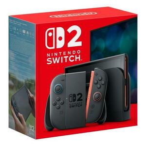 Consola Nintendo Switch 2, LCD HDR10 7.9inch, 256GB Flash, Wi-Fi, Bluetooth, Light Blue/Light Red JoyCon (Negru) imagine