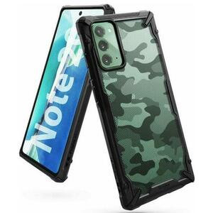 Protectie Spate Ringke Fusion X 8809716076659 pentru Samsung Galaxy Note 20 (Negru/Camuflaj) imagine