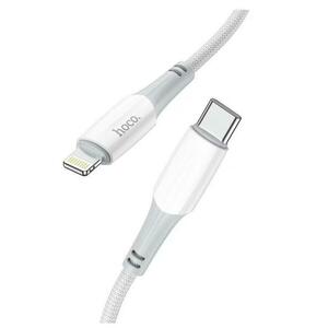 Cablu Date si Incarcare USB-C - Lightning HOCO X70, 20W, 1m, Alb imagine