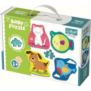 Puzzle Trefl Baby - Animale, 4x2 piese imagine