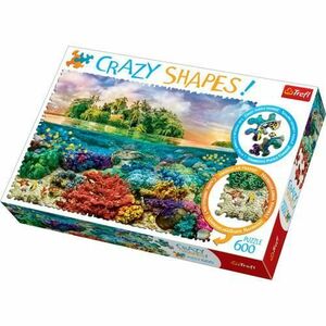 Puzzle Trefl, Insula exotica, 600 piese ciudate imagine