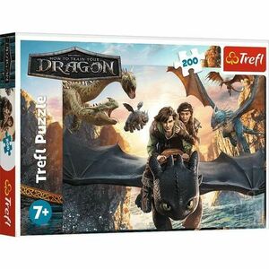 Puzzle pentru copii Trefl din 200 piese- Fara dinti si prieteni imagine