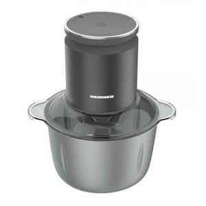 Tocator de legume HEINNER HMC-KD800SS, 800 W, 3 l, Viteza variabila (Gri antracit) imagine