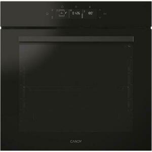 Cuptor incorporabil Candy CA6 N5G3YTB, Electric, 78 l, Autocuratare pirolitica, Gril, Electronic control, Clasa A++ (Negru) imagine
