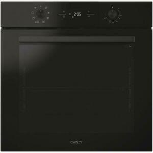 Cuptor incorporabil Candy Titanium CA6 NP3T2HTB, Electric, 78 litri, Curatare Hidrolitica, mod gatire: convectie + ventilare aer cald, 9 functii, Butoane Pushpull, Clasa A+ (Negru) imagine