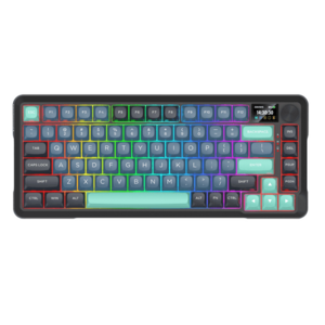 Tastatura Redragon Behemoth, Wired, Wireless 2.4GHz, Bluetooth, iluminare RGB (Negru) imagine