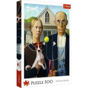 Puzzle Trefl - American Gothic, 500 piese imagine