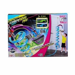 Set de joaca Maisto Cyber Racers - Door Hoop, pista cu carucioare, 180 cm imagine