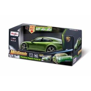 MAISTO MOTOSOUNDS Masina Porsche Taycan Turbo S 1: 24 imagine