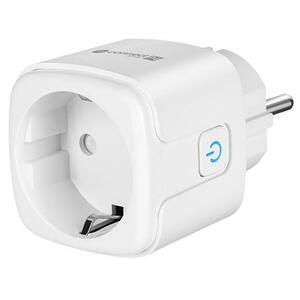 Priza inteligenta WiFi Kruger&Matz KM2202-W Connect P4 Tuya (Alb) imagine